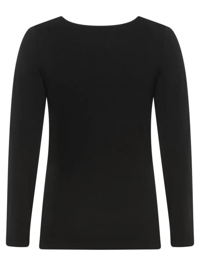 Umstandsshirt in schwarz/graumeliert