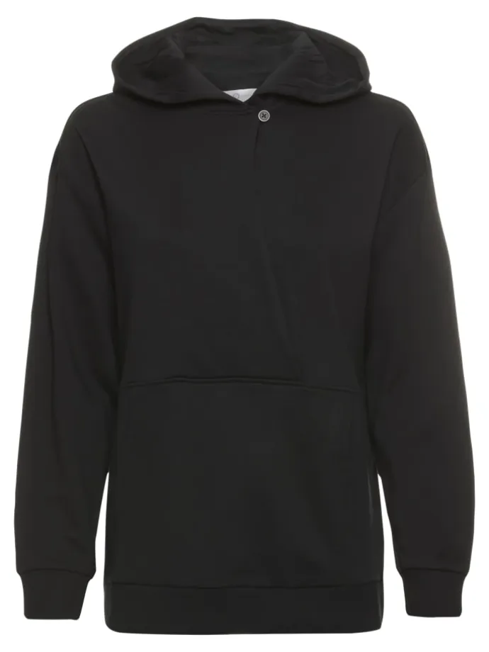 Umstandssweatshirt in schwarz