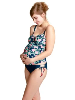 Umstandstankini "CAMERON" D/E- Cup Rosendruck