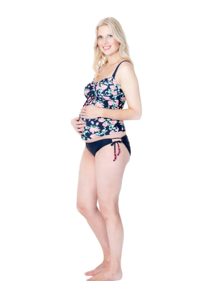 Umstandstankini "CAMERON" F/G- Cup Rosendruck