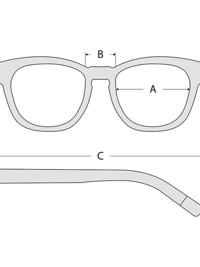 Unisex-Sonnenbrille in Hellblau/ Blau