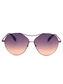 Unisex-Sonnenbrille in Lila/ Orange