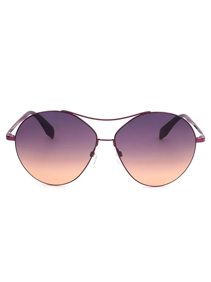 Unisex-Sonnenbrille in Lila/ Orange