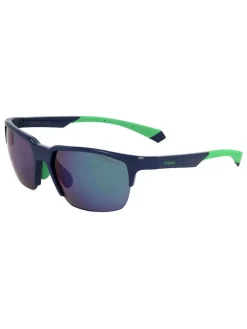 Unisex-Sonnenbrille in Schwarz/ Blau