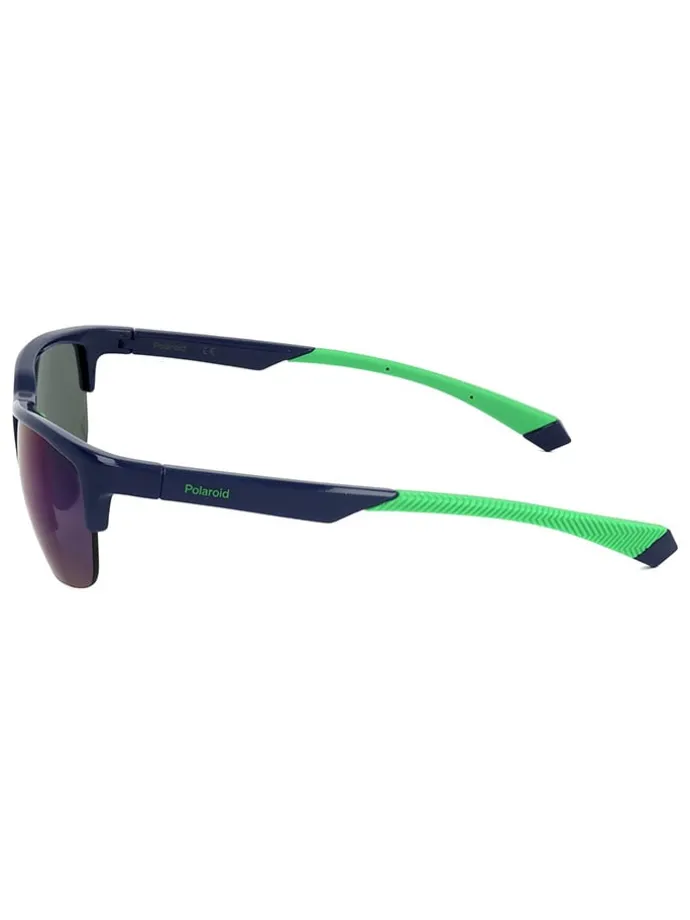 Unisex-Sonnenbrille in Schwarz/ Blau
