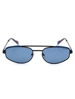Unisex-Sonnenbrille in Schwarz/ Blau