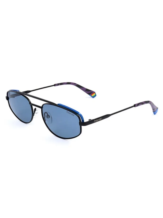 Unisex-Sonnenbrille in Schwarz/ Blau