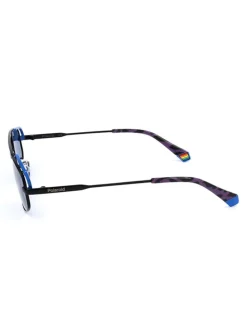 Unisex-Sonnenbrille in Schwarz/ Blau