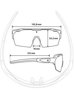Unisex-Sportbrille