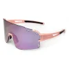 Unisex-Sportbrille "Suncruise" in Rosa/ Lila