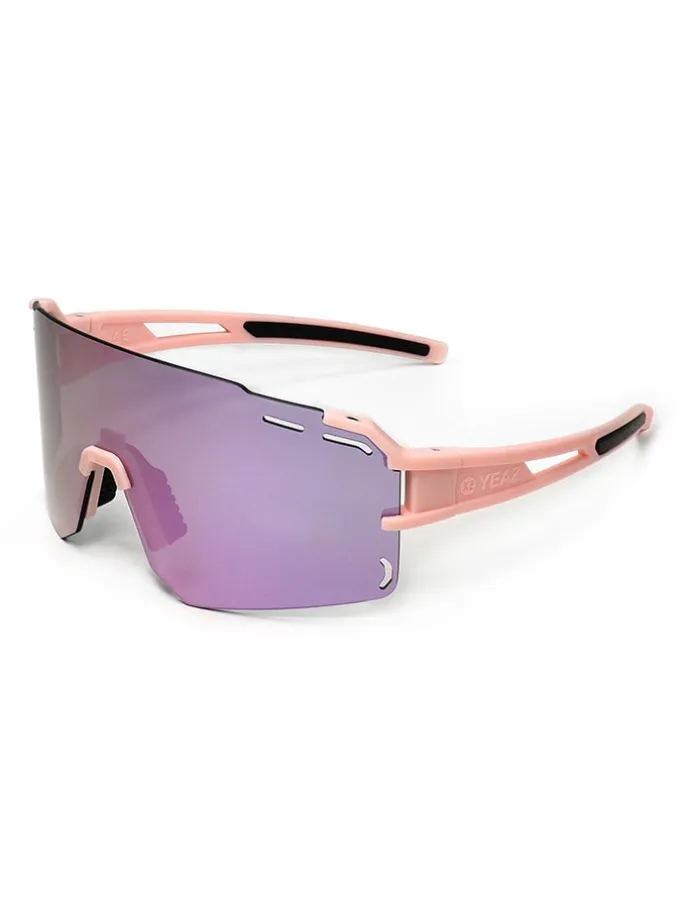 Unisex-Sportbrille "Suncruise" in Rosa/ Lila