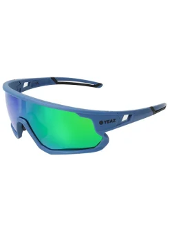 Unisex-Sportbrille "Sunrise" in Blau/ Grün