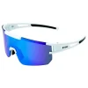 Unisex-Sportbrille "Sunspark" in Weiß/ Blau