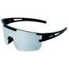 Unisex-Sportbrille "Sunspark" in Schwarz/ Silber