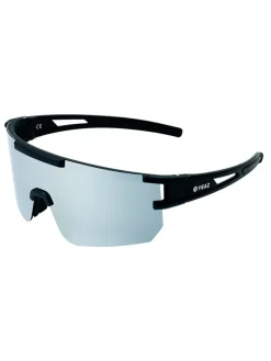 Unisex-Sportbrille "Sunspark" in Schwarz/ Silber