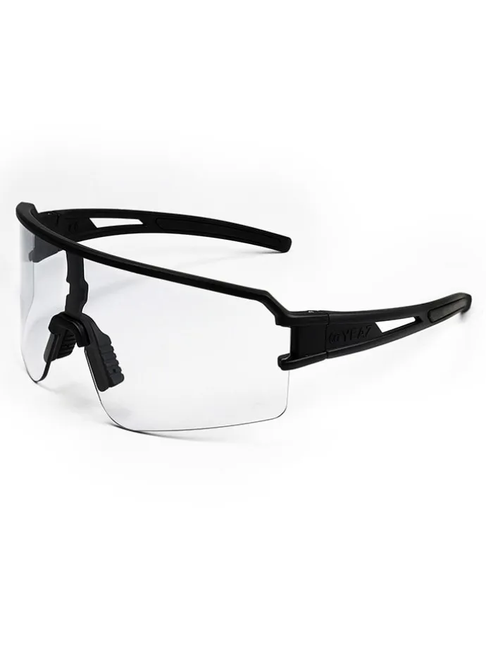 Unisex-Sportbrille "Sunspot" in Schwarz/ Transparent