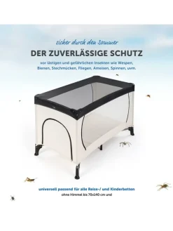 Universal Insektenschutz / Mückennetz für in grau
