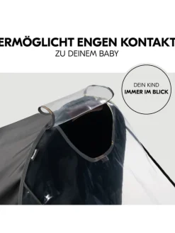 Universal Regenschutz für Kinderwagen Ba in schwarz,grau