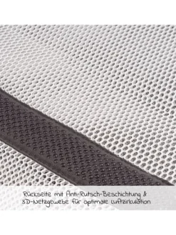 Universal Sommer Sitzauflage für Kinderwagen, in grau,schwarz