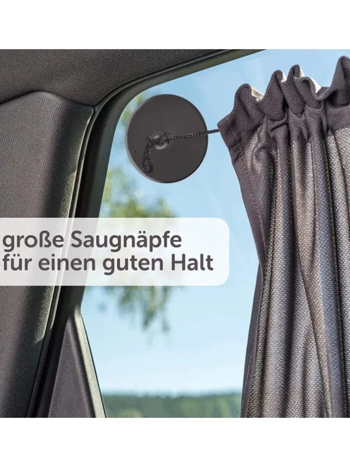 Universal Sonnenschutz Slide & Shade mit in grau