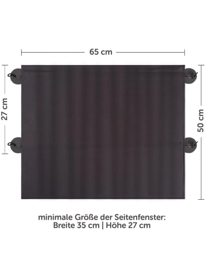 Universal Sonnenschutz Slide & Shade mit in grau