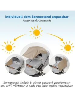 Universal Sonnensegel für Kinderwagen -