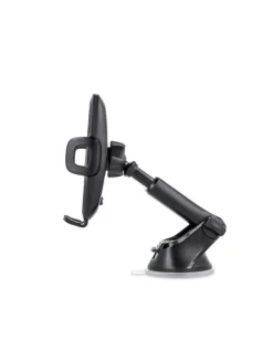 Universelle Smartphone-Halterung mit verstellbarem Arm und Saugnapf Schwarz