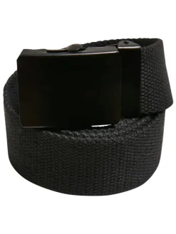 Urban Classics Unisex Belts Trio Kids in black/bodegagreen/magicmango