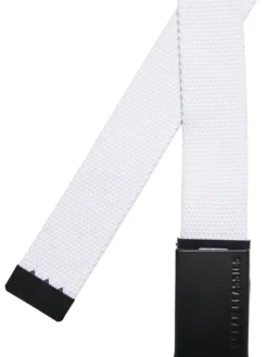 Urban Classics Unisex Canvas Belt Kids 2-Pack in black+white