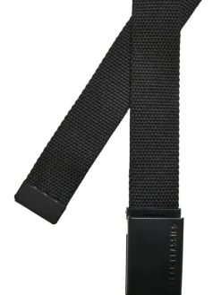 Urban Classics Unisex Canvas Belt Kids 2-Pack in black+white