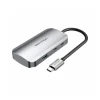 USB-C auf USB-C Dockingstation - 3x USB3.0, PD 0,15m grau - USB-C, 3x USB3.0