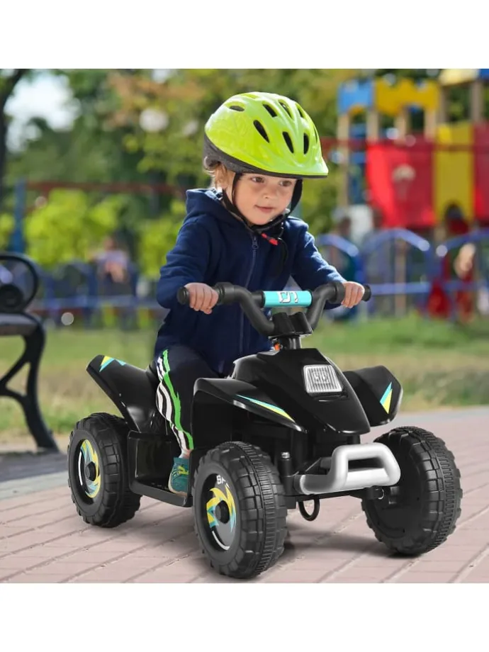 6V Elektro Quad ab 3 Jahren in Schwarz