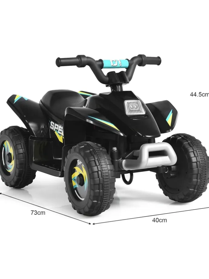6V Elektro Quad ab 3 Jahren in Schwarz