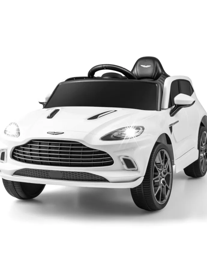 12V Elektroauto Aston Martin DBX in Weiß