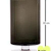 Vase "Elani" in Anthrazit - (H)35 x Ø 20 cm
