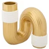 Vase in Gold - (B)10,5 x (H)12,5 x (T)10,5 cm