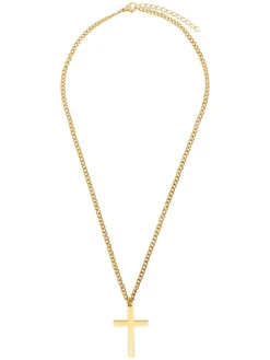Vergold. Halskette mit Anhänger - (L)26 cm