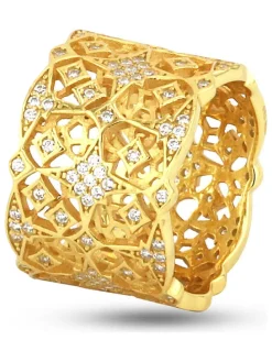 Vergold. Ring mit Edelsteinen