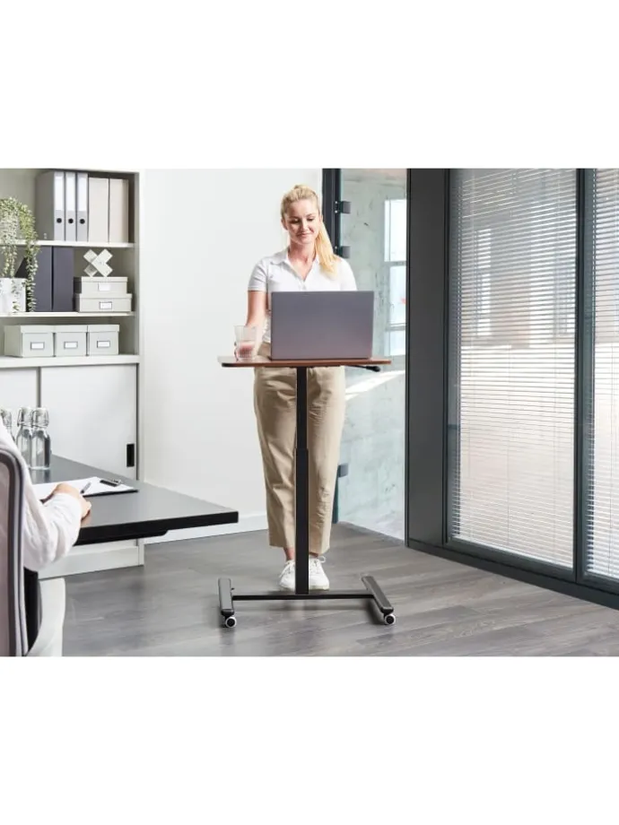 Verstellbarer Laptopständer ACADEMIA in Braun/Schwarz
