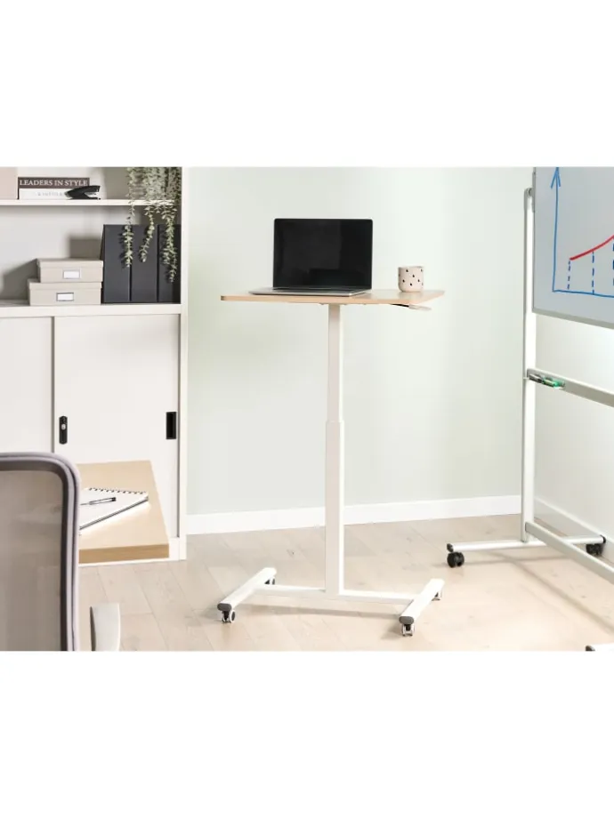 Verstellbarer Laptopständer ACADEMIA in Braun/Weiß
