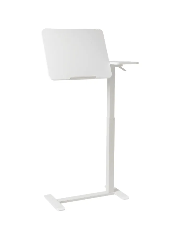 Verstellbarer Laptopständer SCHOLA in Weiß - (W) 70 x (H) 76 x (L) 40 cm
