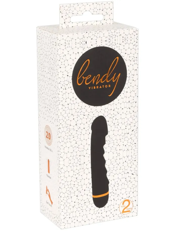 Vibrator Bendy Ripple Vibrator in schwarz