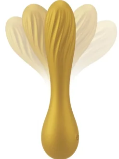 Vibrator Flexible Swirl in gold