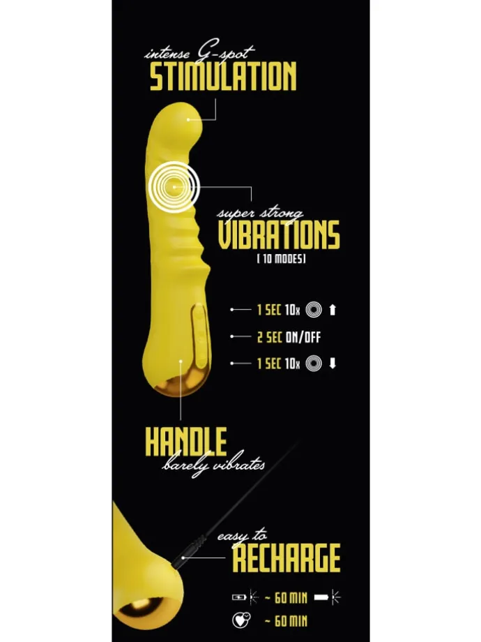 Vibrator G-Spot Vibrator in gelb