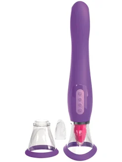 Vibrator "Her Ultimate Pleasure" in Lila - (L)25,4 cm