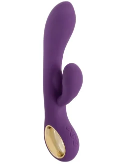 Vibrator mit Klitorisreizer Rabbit Vibrator Petit in lila