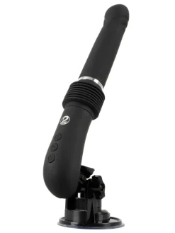 Vibrator mit Stoßfunktion RC Fucking Machine 2.0 in schwarz