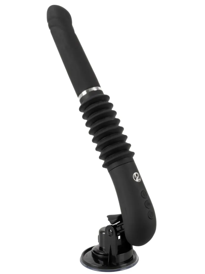 Vibrator mit Stoßfunktion RC Fucking Machine 2.0 in schwarz