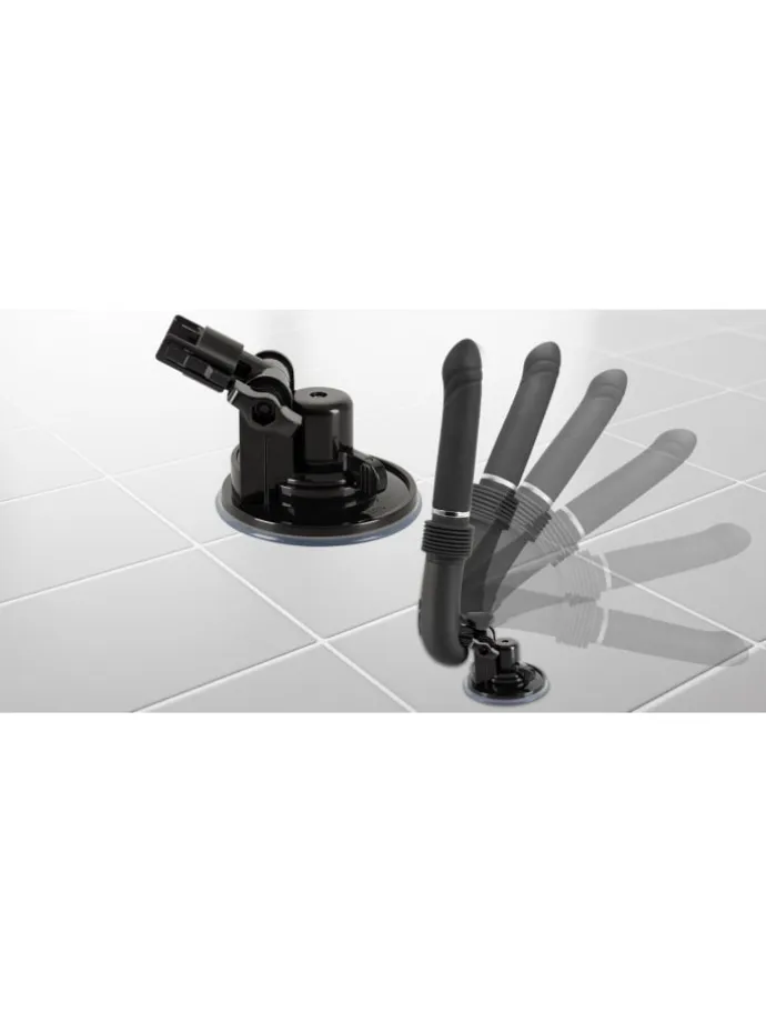 Vibrator mit Stoßfunktion RC Fucking Machine 2.0 in schwarz