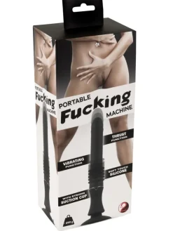 Vibrator mit Stoßfunktion Portable Fucking Machine in schwarz